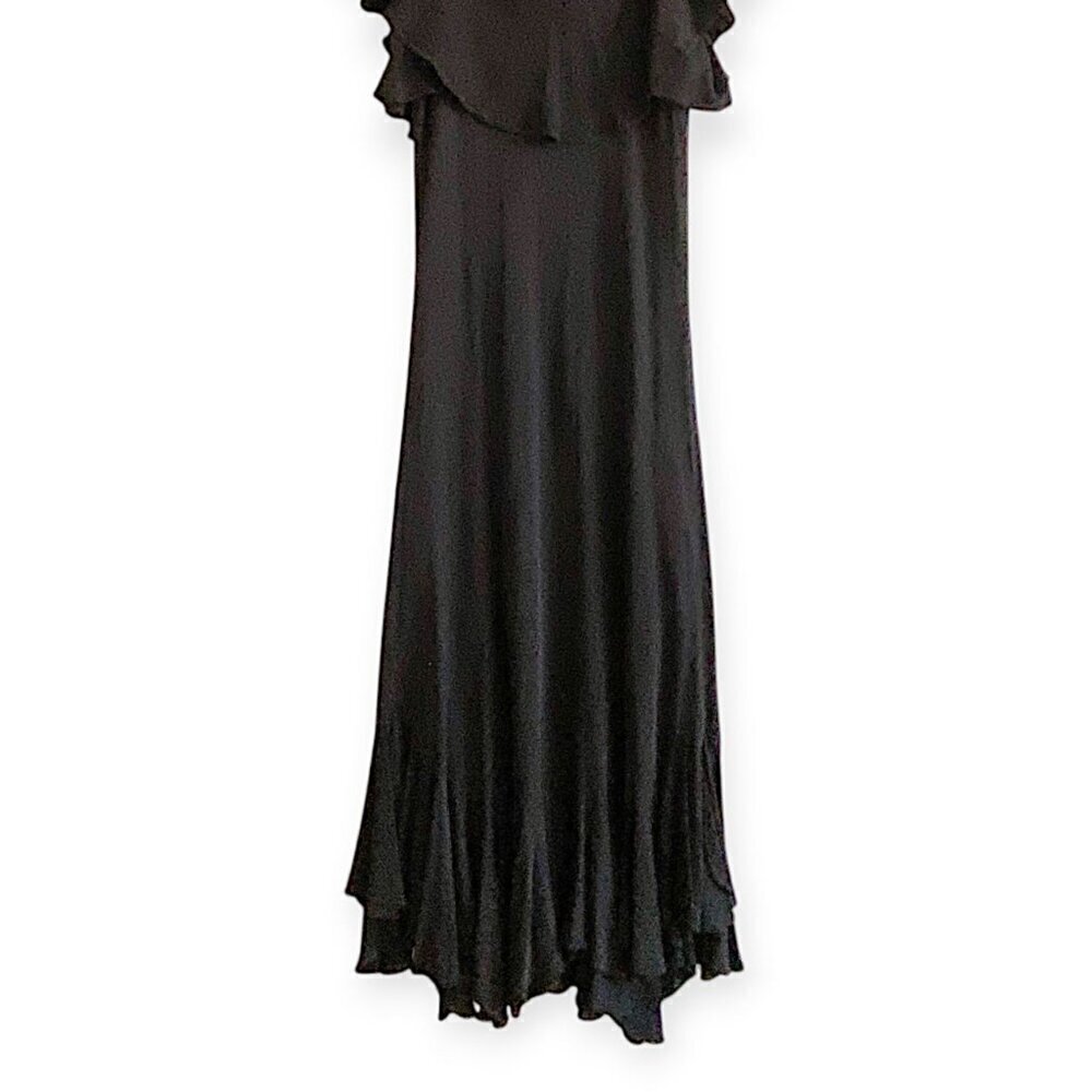 Paul and Joe Scoop Neck Ruffle Silk Maxi Dress, Size 38EU - Picture 13 of 13